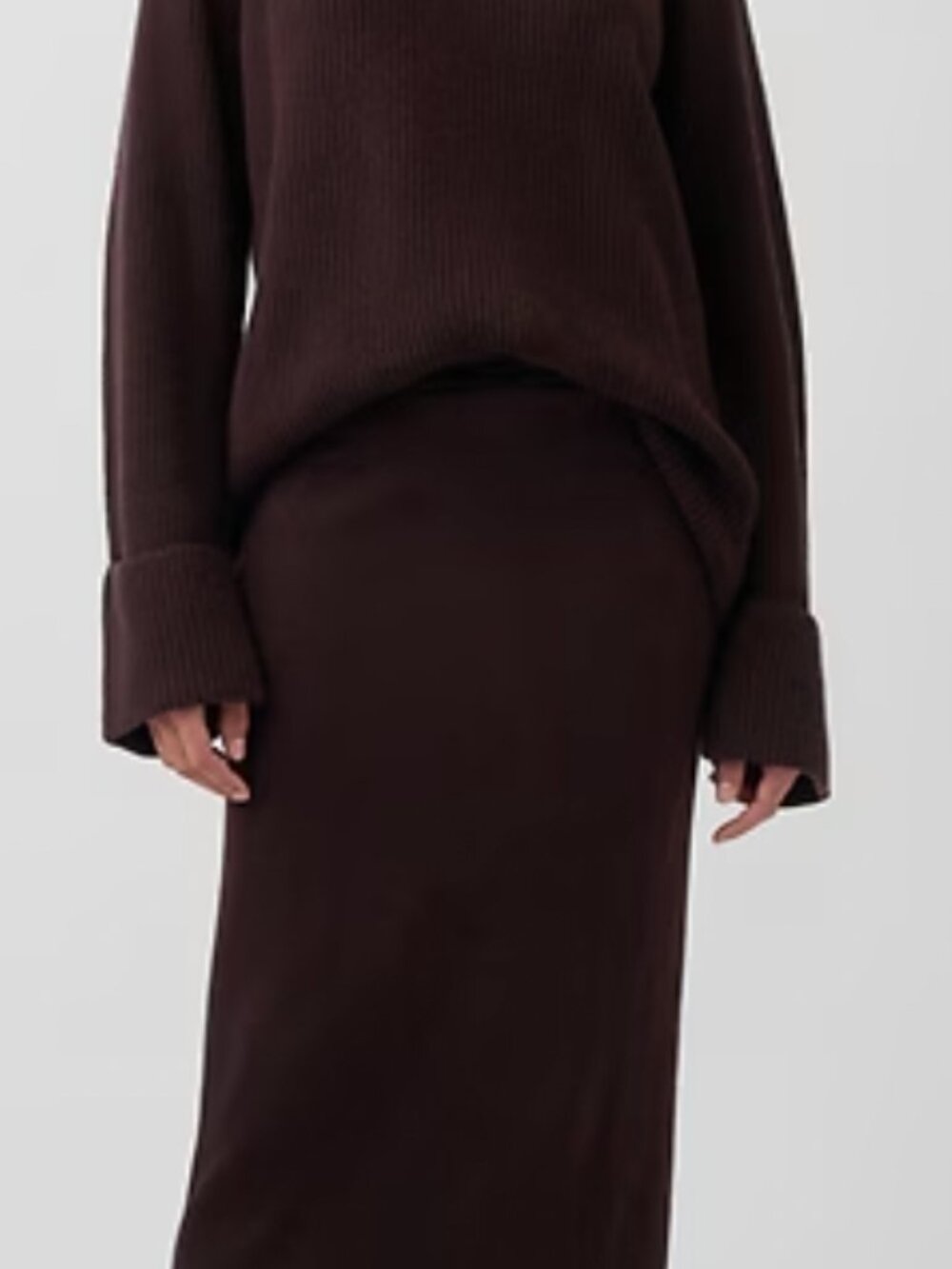 Gap CashSoft Midi Stretch Knit Skirt